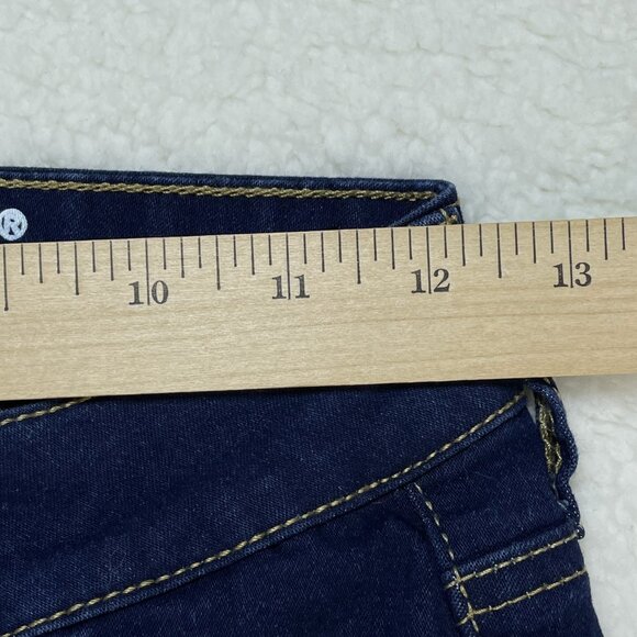 Hydraulic Jeans Juniors Sz 1 Blue Lola Curvy Capri Denim Low Rise 25x19 - Picture 6 of 11